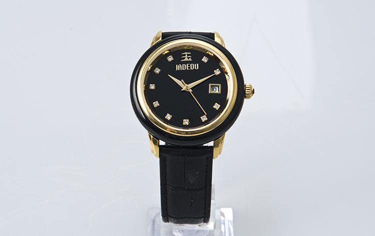 玉石和田墨玉手表 创意时尚女款机械手表礼品表