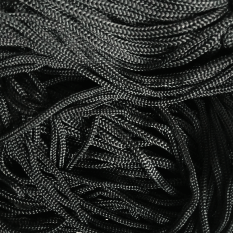 黑色尼龙绳0.60.8123456mm白色包芯绳钩针绳涤纶绳厂家直销批发