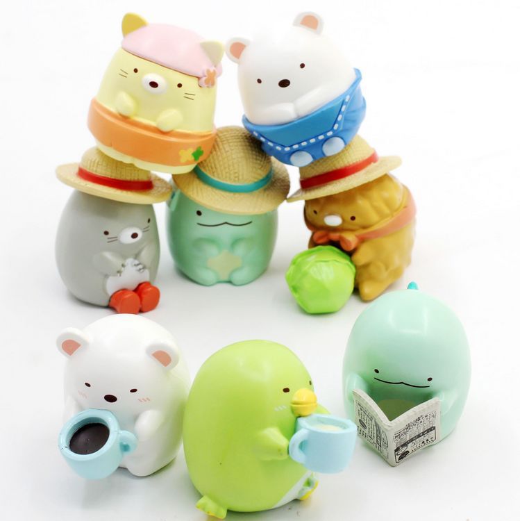 sumikko墙角角落生物可爱卡通动漫叠叠乐摆件层层叠公仔手办玩具