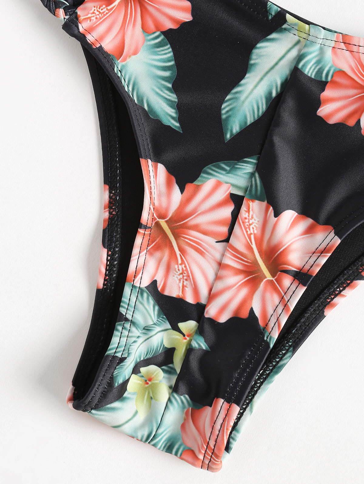 2019时尚新款欧美亚马逊速卖通爆款编绳多绳比基尼三色泳衣