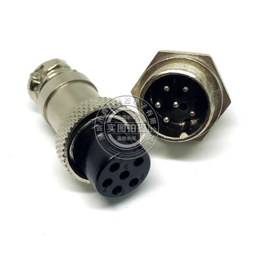 6pin 16mm gx16-6芯 航空插头 电缆连接器 插头 插座-阿里巴巴