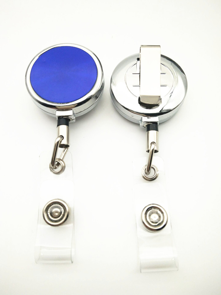厂家直销大logo32金属易拉扣 易拉得 伸缩扣 证件扣 可定制