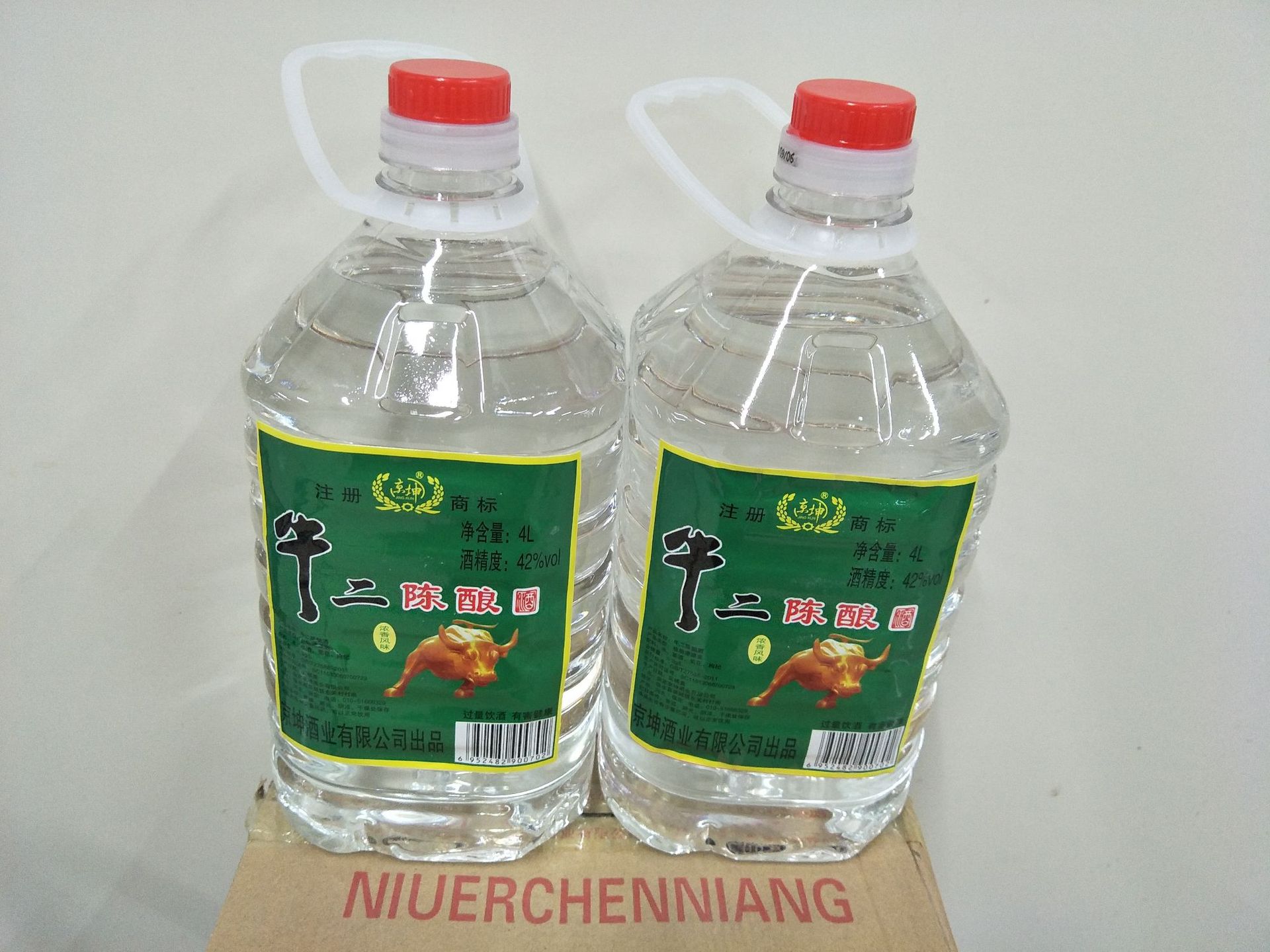 42度京坤4l牛二陈酿散装清香型大桶装厂家批发低价招商代理白酒