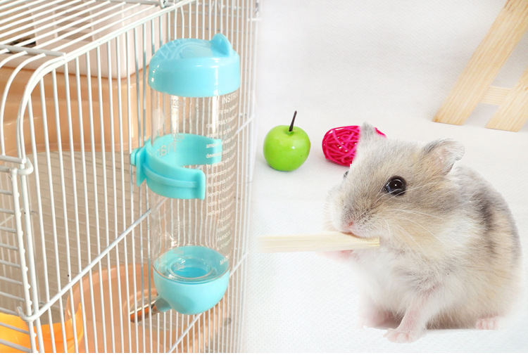仓鼠用品喝水器喂水水壶饮水滚珠宠物喝水迷你兔子荷兰猪125ml