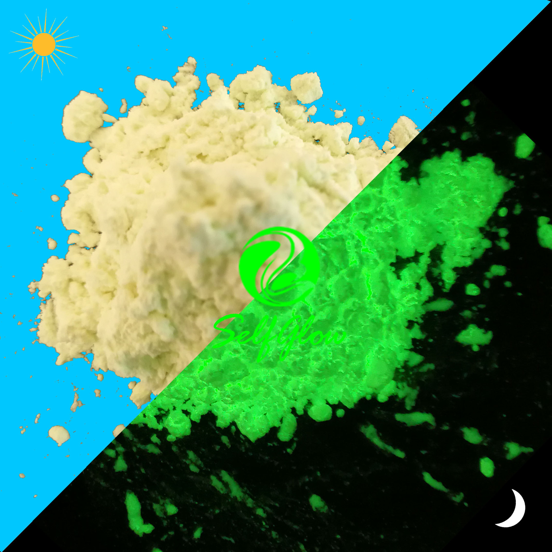 1kg防水专用夜光粉(二十年专业生产)