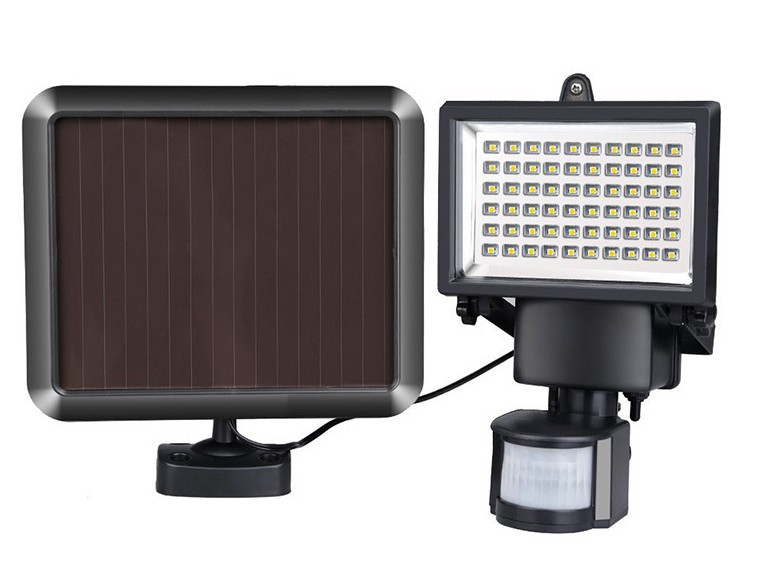 太阳能60100120led感应灯 防水红外线感应泛光灯路灯太阳能路灯