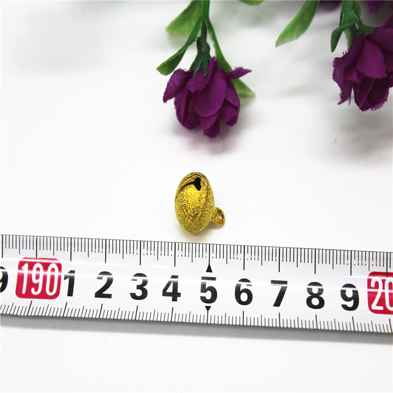 1.6厘米铃铛彩色镂空花铃铛幼儿园diy装饰宠物狗铃铛钥匙扣挂件