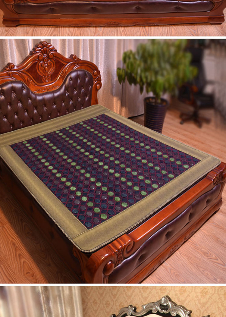 玉石床垫加热双温双控锗石榻榻米垫子1.8m双人托玛琳床垫床垫子