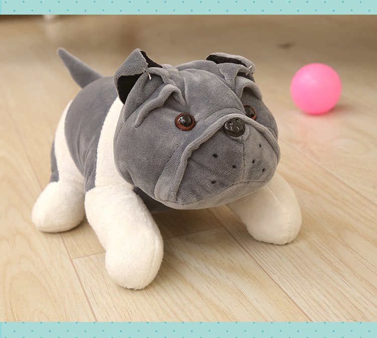 沙皮狗毛绒玩具公仔可爱仿真趴狗抱枕玩偶幼儿园儿童礼物量大从优