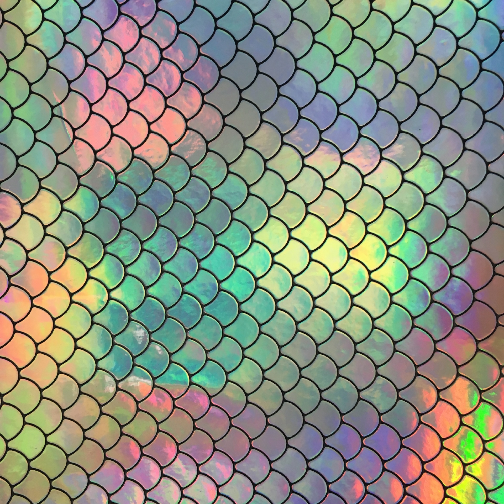 镭射皮革鱼鳞纹 镜面 多色箱包鞋帽背景墙家具厂家现货直销人造革