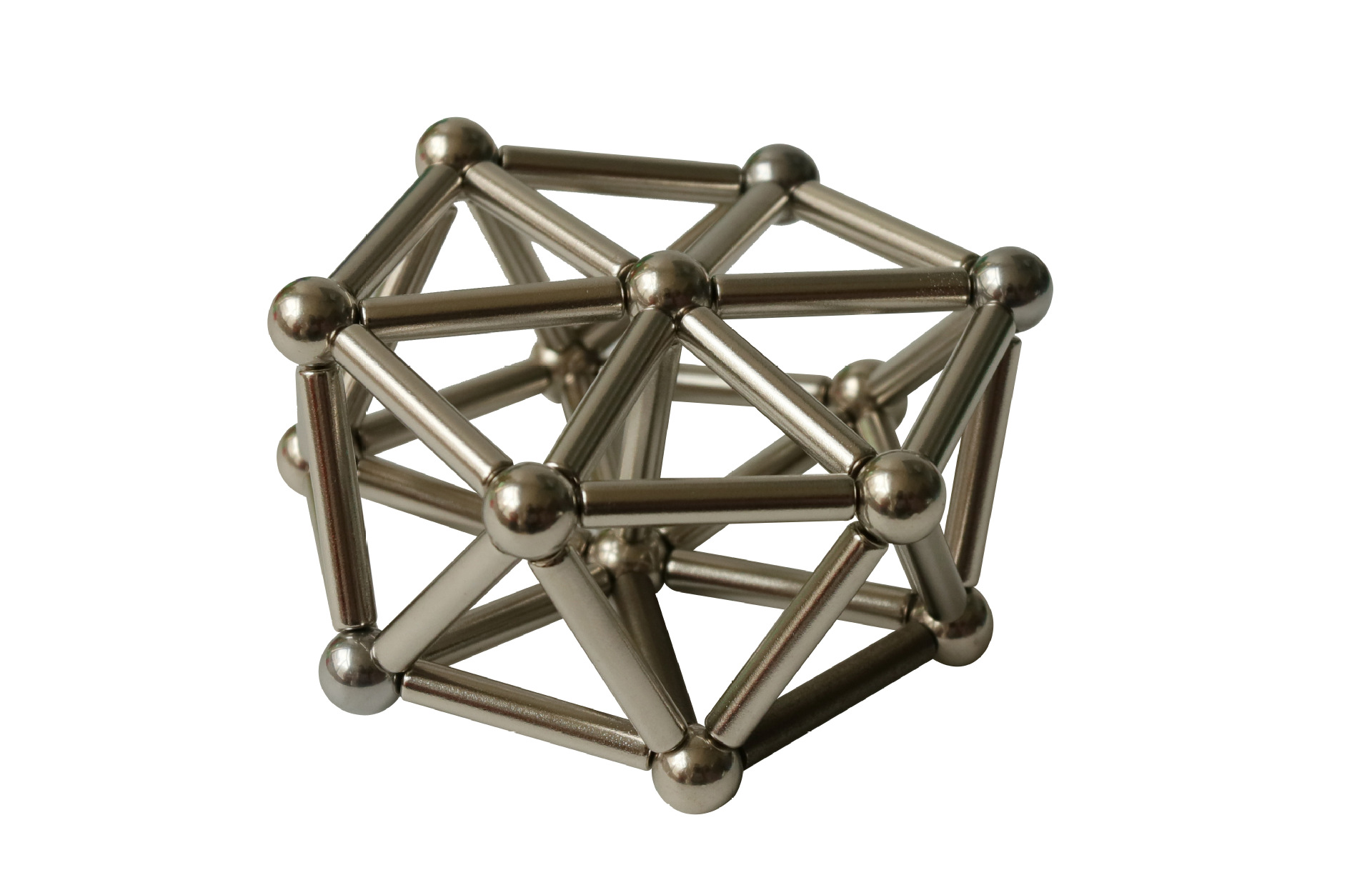 巴克球磁力棒加球组合套装钕铁硼磁球益智玩具拼搭磁铁积木36棒30