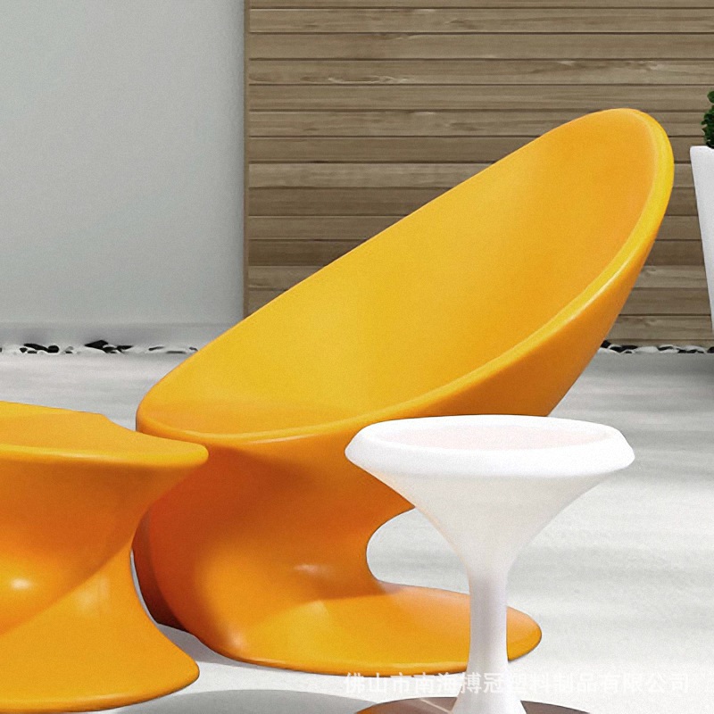 工厂直销 滚塑pe沙发 结实耐用户外餐厅酒店家具 简约单人座椅