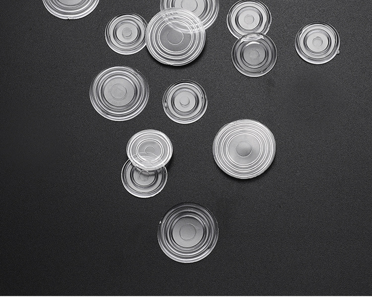 茶几玻璃台透明塑料橡胶垫 家具台桌防滑垫软胶垫片家具螺纹胶垫