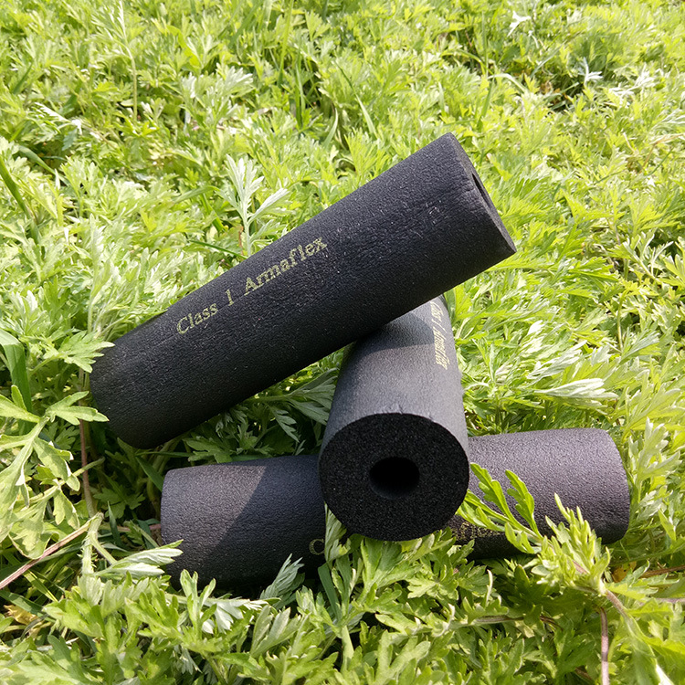 福乐斯b1级橡塑管 空调管道橡塑保温棉管 隔热阻燃橡塑发泡管