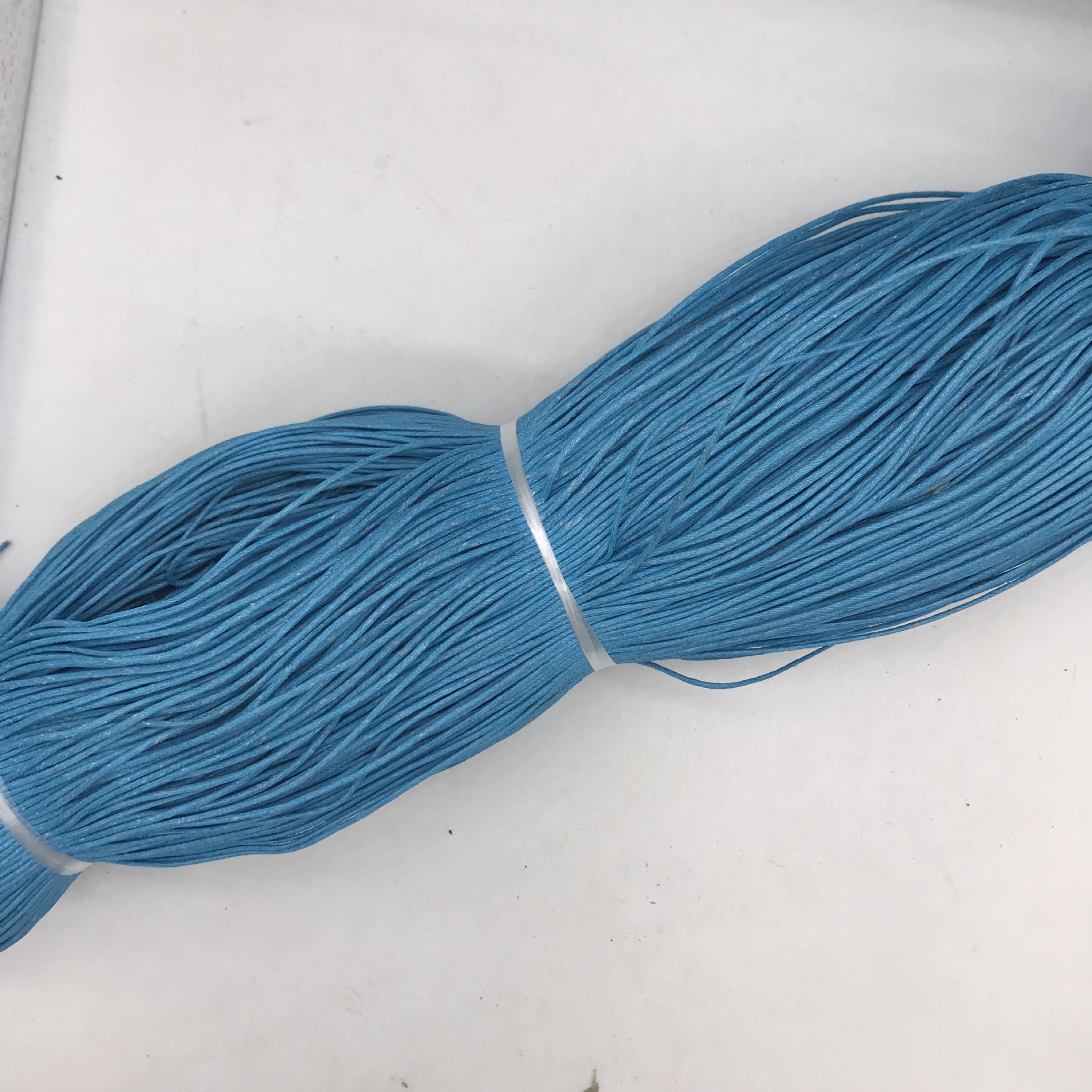 5mm2mm彩色圆棉蜡绳包芯蜡线diy手链项链编织服装吊牌蜡绳