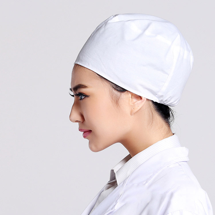 食品厂厨房保暖医生圆帽男女通用实验手术防尘酒店车间透气卫生帽