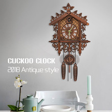 FD53697078跨境专供亚马逊热卖布谷鸟钟一件代发挂钟时钟家居装饰
