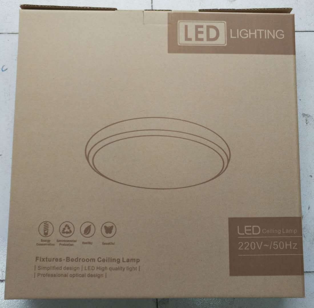 led配件 吸顶灯包装盒 led 吸顶灯中性彩盒 彩盒包装纸盒