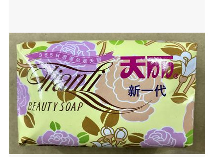 老国货浪奇天丽香皂142g 新一代天丽香皂 清洁美白沐浴皂浪漫清香
