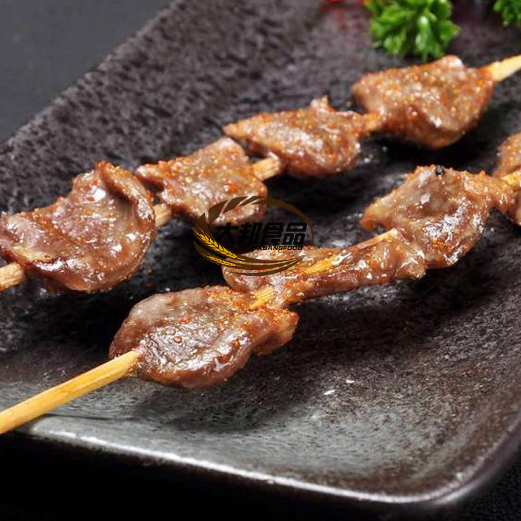 鸭胗串 冷冻鸡胗鸭肫串鸭心串 烧烤油炸铁板麻辣烫 食材 20串/袋