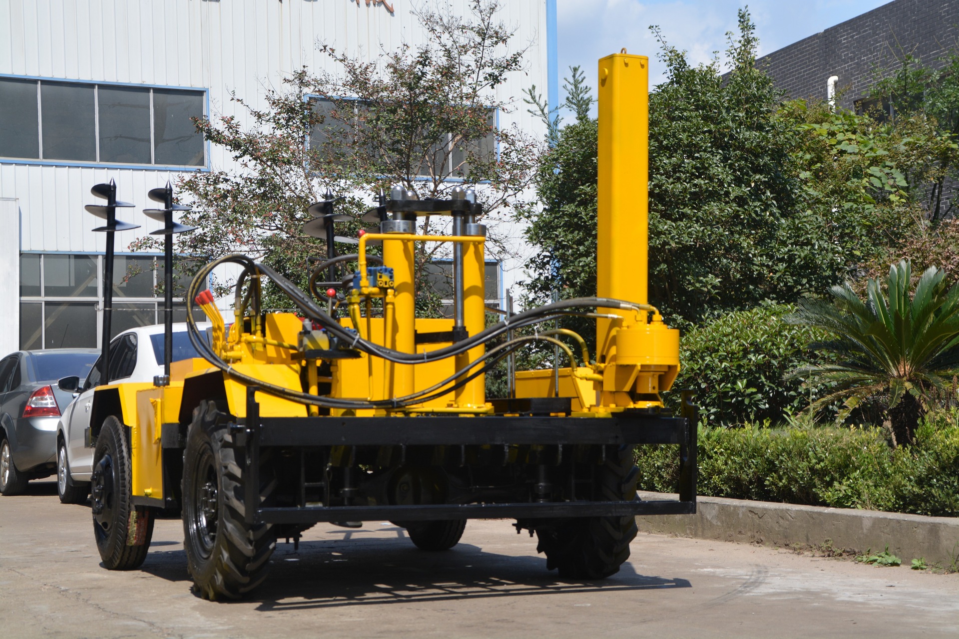 静力触探车四轮式静力触探车液压下锚静力触探车