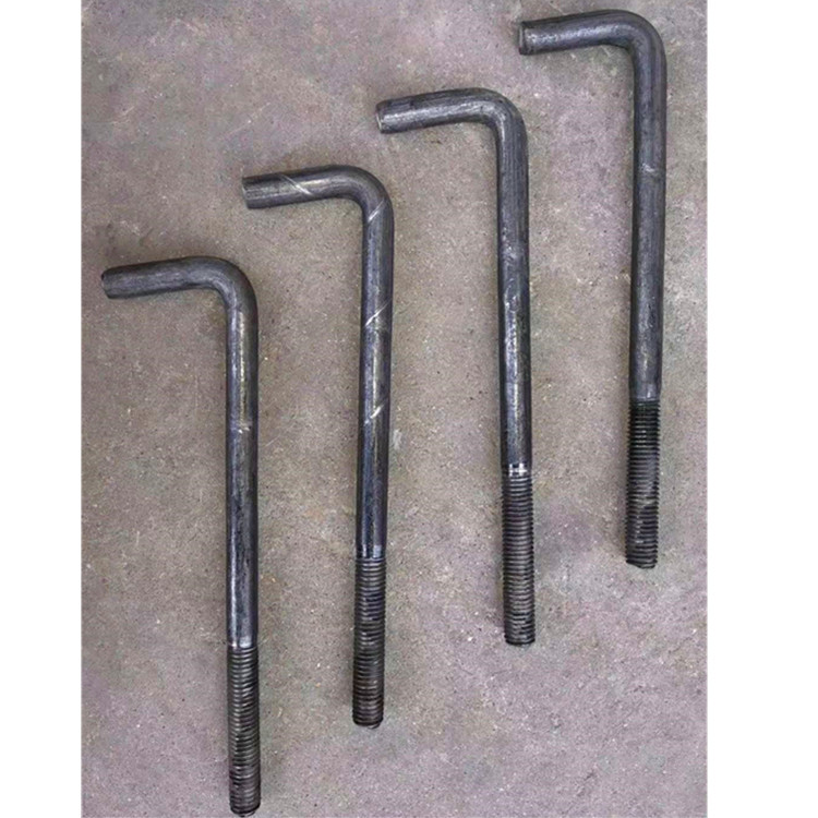 q235地脚螺栓 345b地脚螺丝 7字预埋件地脚螺杆 螺纹钢梯形扣地脚