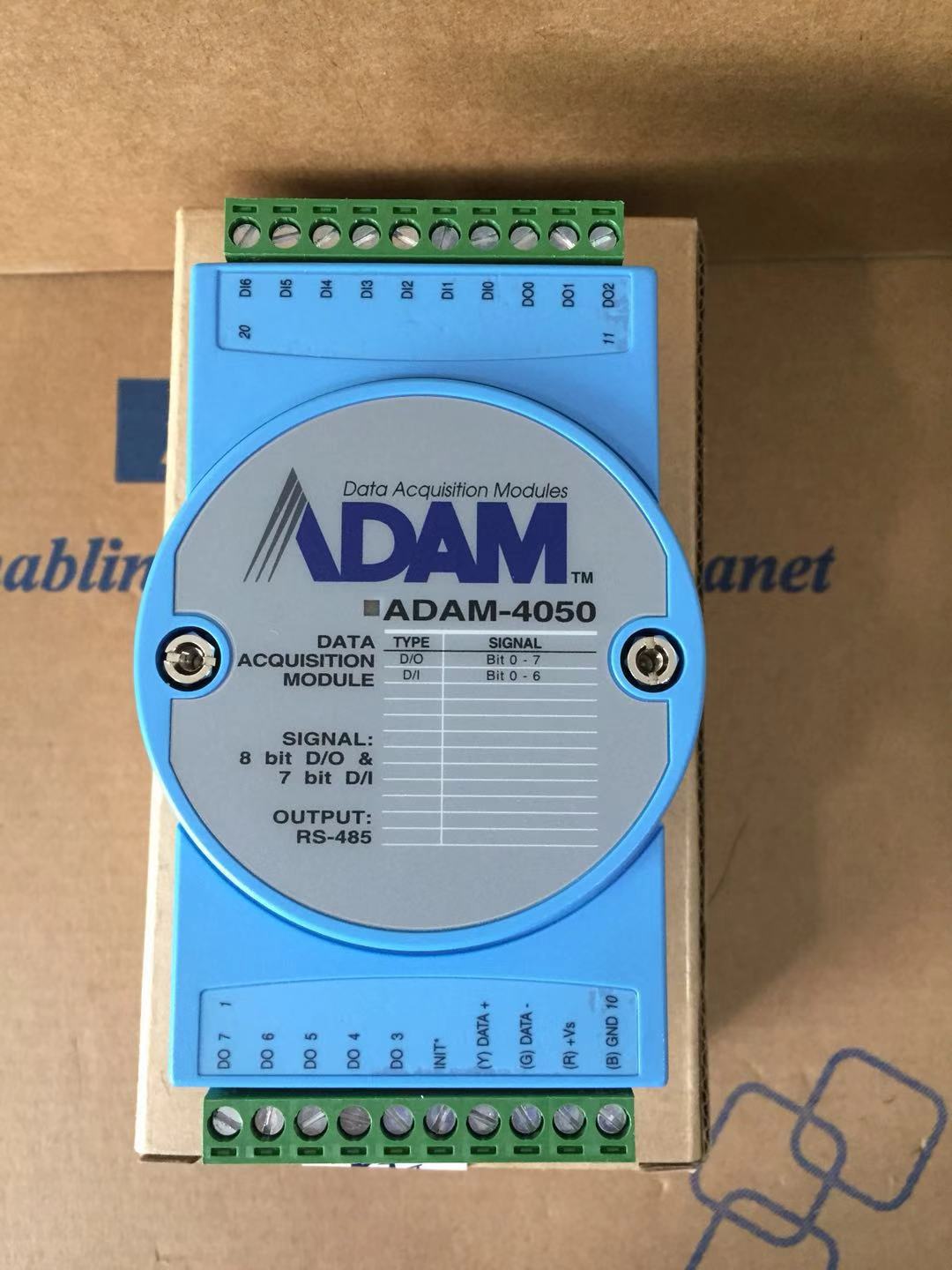 研华ADAM-4050-DE 15路隔离数字量I/O模块检测开关远程信号