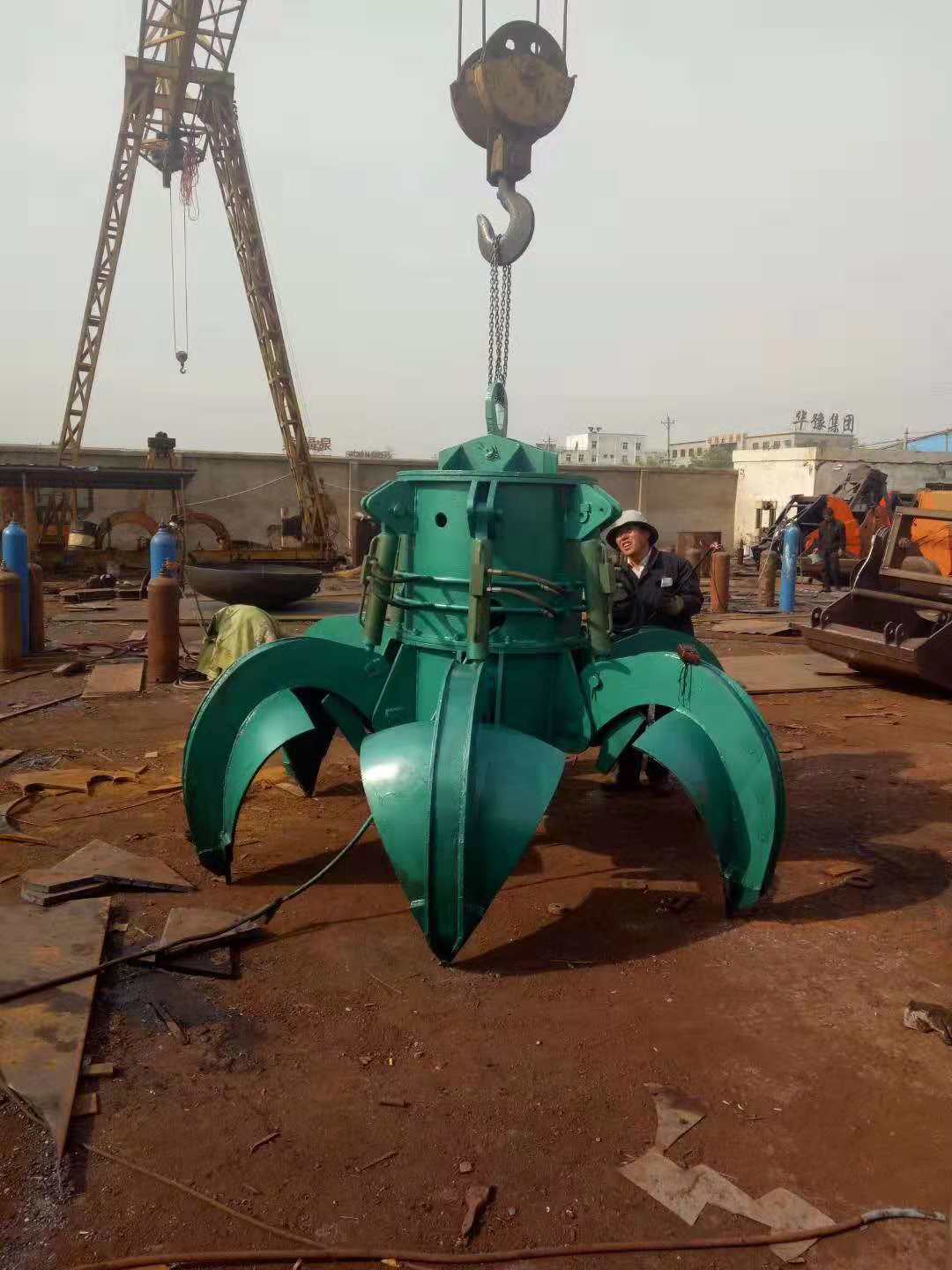 供应 厂家直销铸造起重机抓斗 多瓣 液压抓斗 耐用抗磨力量.