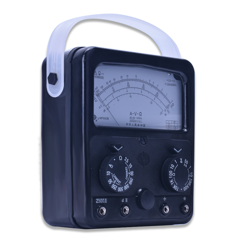 上海第四电表厂mf500型星牌指针式万用表((内/外磁)) 电表机械表