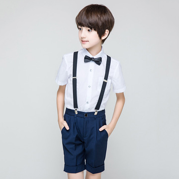 西装四件套小花童礼服男孩正装小学生西服男童钢琴主持人演出服
