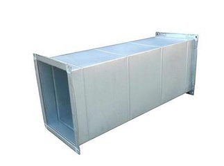 加工定制 多规格镀锌不锈钢白铁共板法兰风矩形排烟管高温耐腐蚀