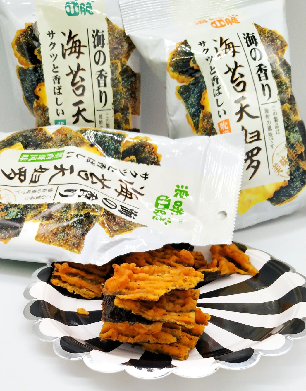 天妇罗炸海苔日本海苔休闲零食海苔脆锅蟹黄味墨西哥辣味脆片