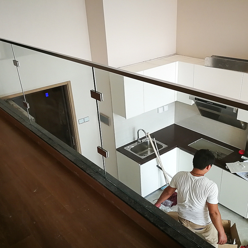 玻璃栏板 户外室内玻璃栏板 阳台围栏 楼梯防护栏 钢化玻璃栏板