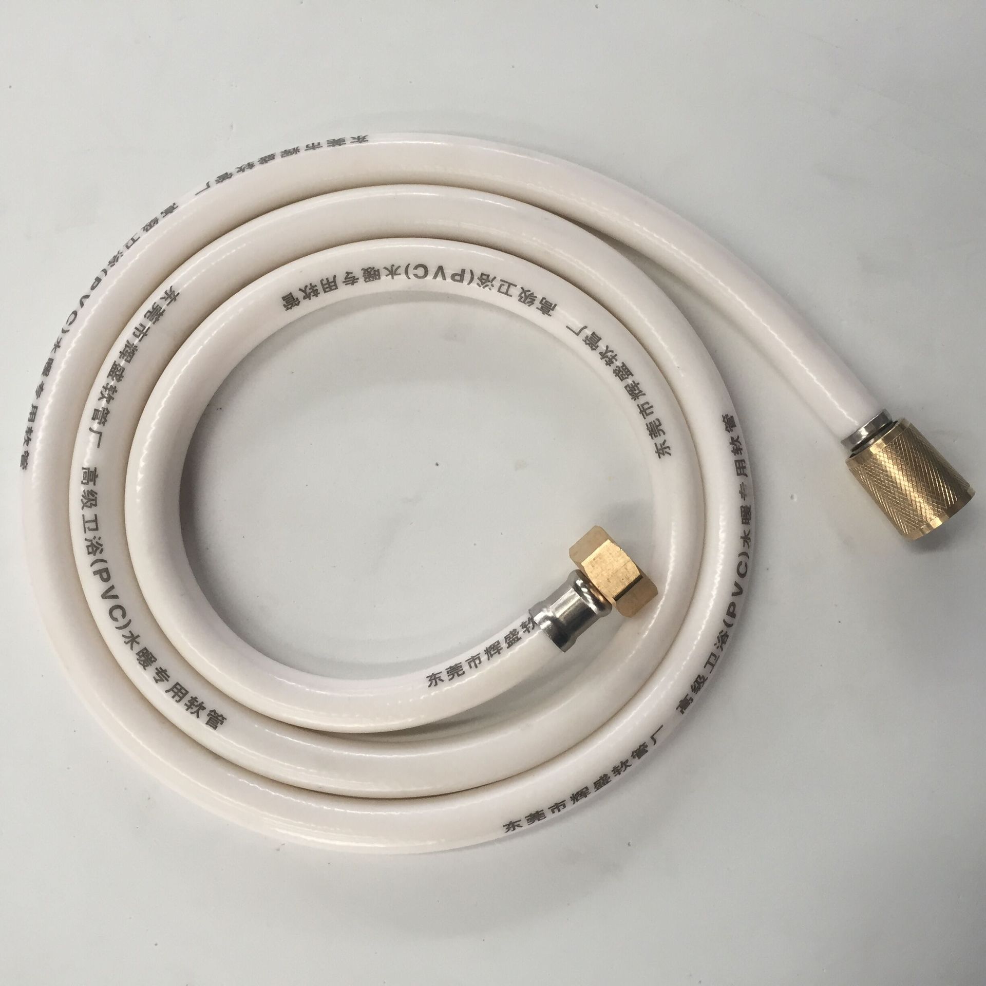 生产塑料橡胶pvc淋浴软管花洒软管家用热水器出水管洗澡喷头1.5米