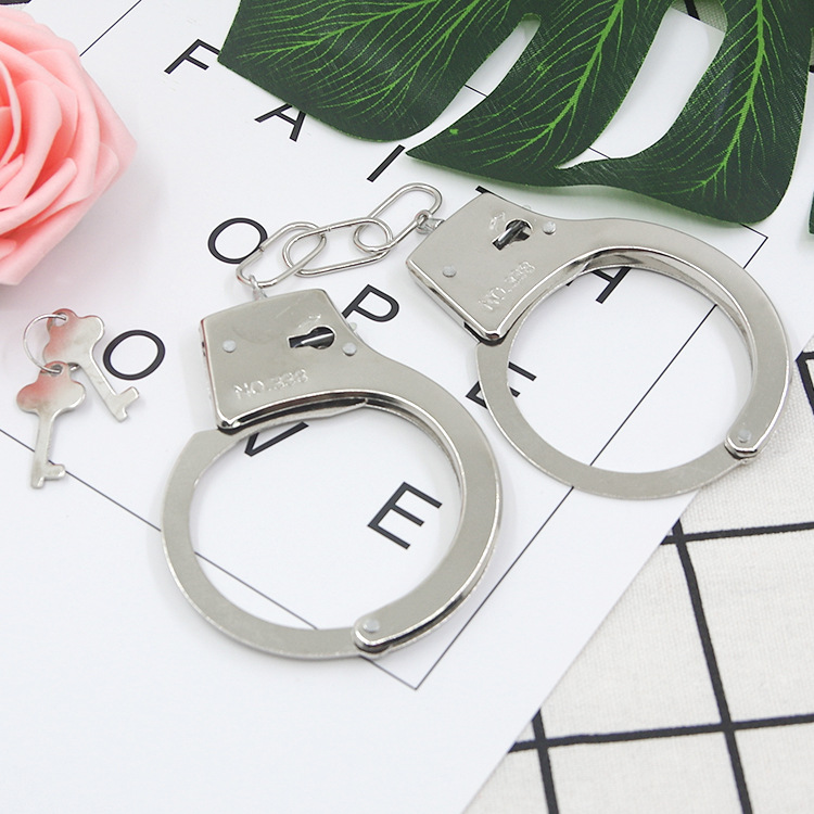 整人手铐 儿童玩具手铐 万圣节手铐 儿童演出魔术道具 魔术玩具