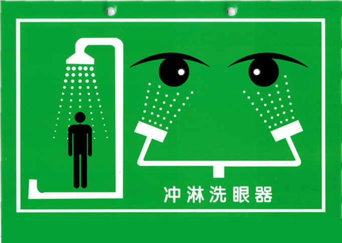 新款验厂洗眼器 碳钢喷abs复合式洗眼器 经济型复合冲淋洗眼器