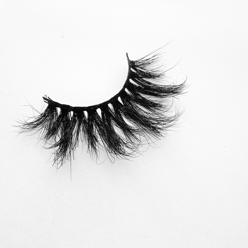 厂家直销 水貂毛眼睫毛 浓密纤长欧美装舞台装 手工一对装假睫毛