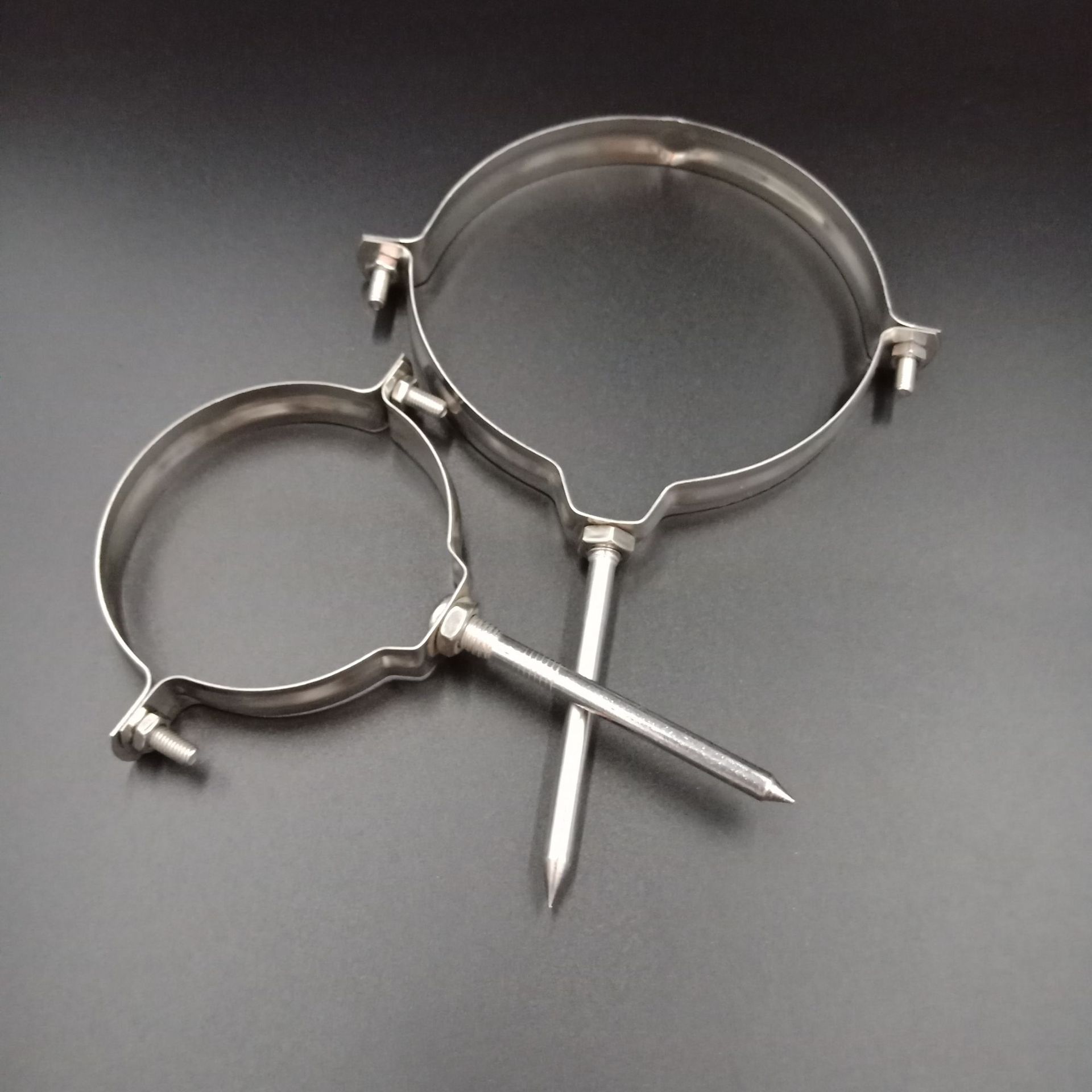 ppr pvc排水配件管箍 管 排水管抱箍 管夹50-200全不锈钢pvc管卡