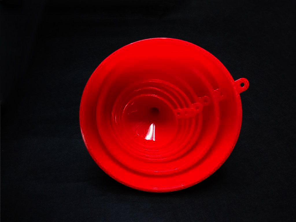 各种尺寸红色圆形漏斗加汽柴油漏斗酒水饮料漏斗灌装工具rs-6871