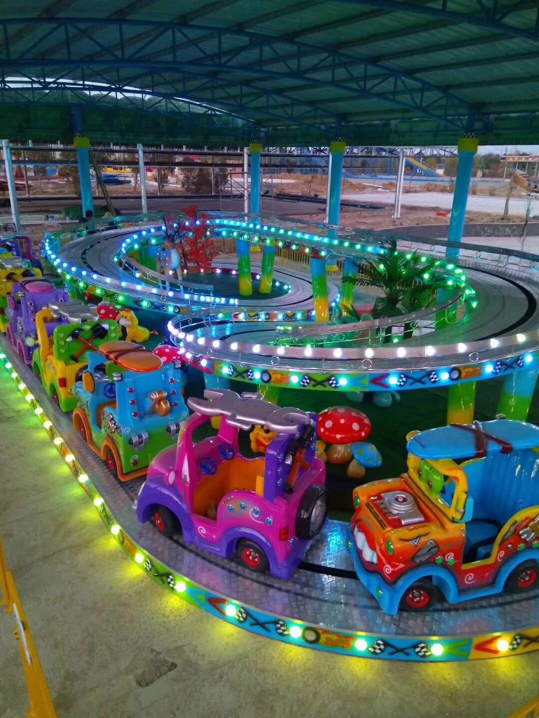 简易转马儿童转马游乐设备新款旋转木马广场公园商场活动游乐设备