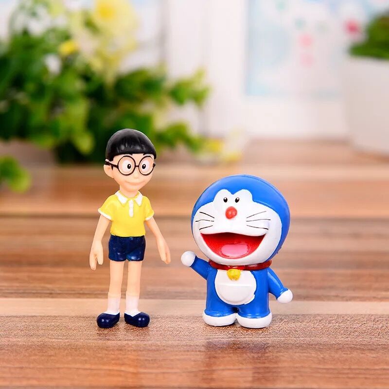 Doraemon Daxiong Family Handmade Toy Creative Peripheral Doraemon Decoration Micro Landscape Decoration Wholesale