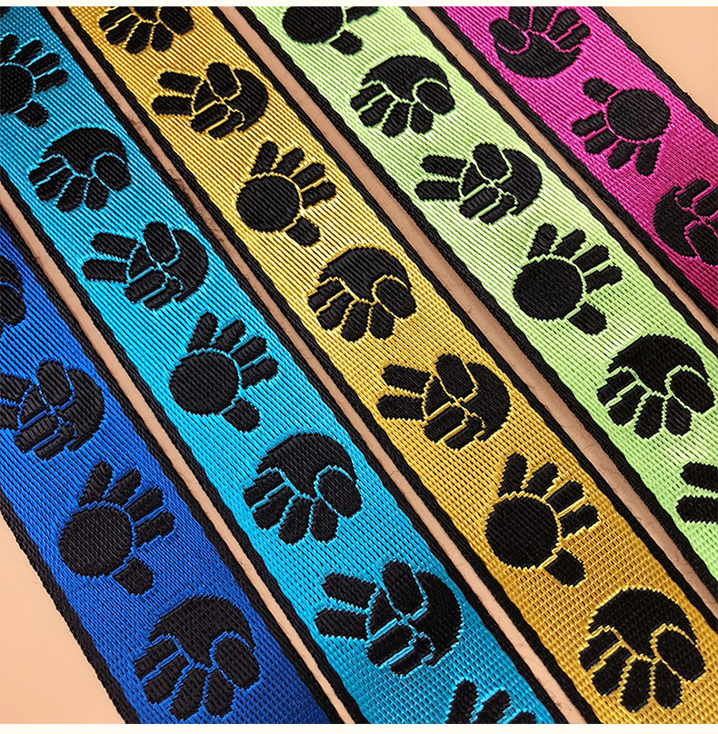 5cmpp尼龙提花织带服装织带辅料鞋材箱包挂件织带厂家订做logo