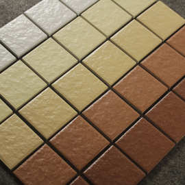 福建厂家45x45mm外墙纸皮砖 自建房装修 工程小区全通体彩码砖