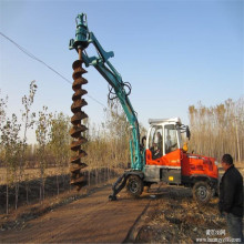 多功能地钻挖坑机电线杆挖坑植树钻地机汽油打桩钻孔果园施肥打洞