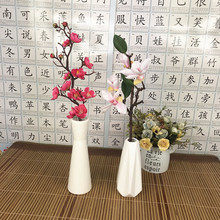 日式陶瓷花瓶工艺品酒店餐馆摆台件小花瓶赠品礼品仿真花套装花器