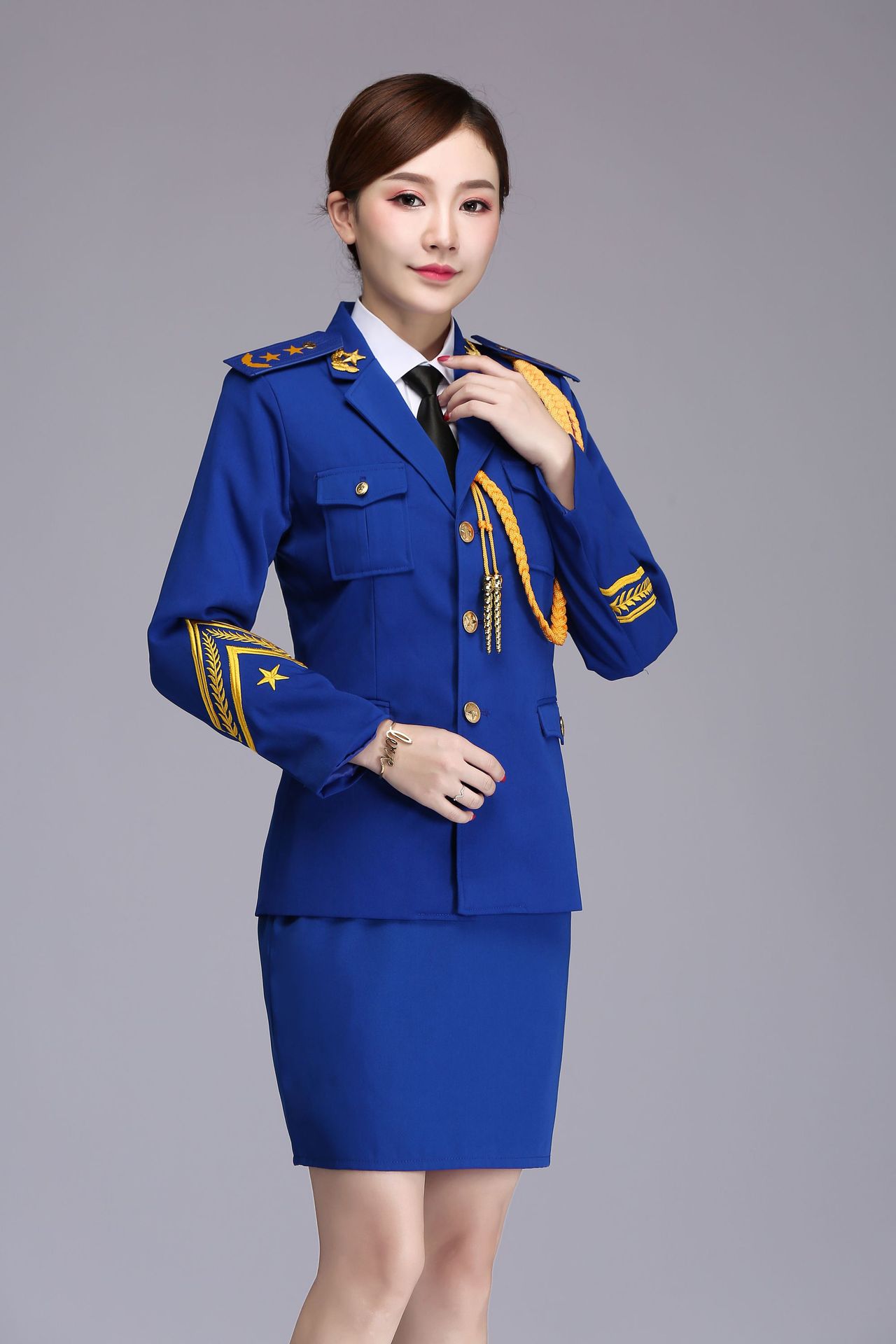 军装礼服学生升旗手服国旗班仪仗队军乐队服装国旗班护旗手服队服