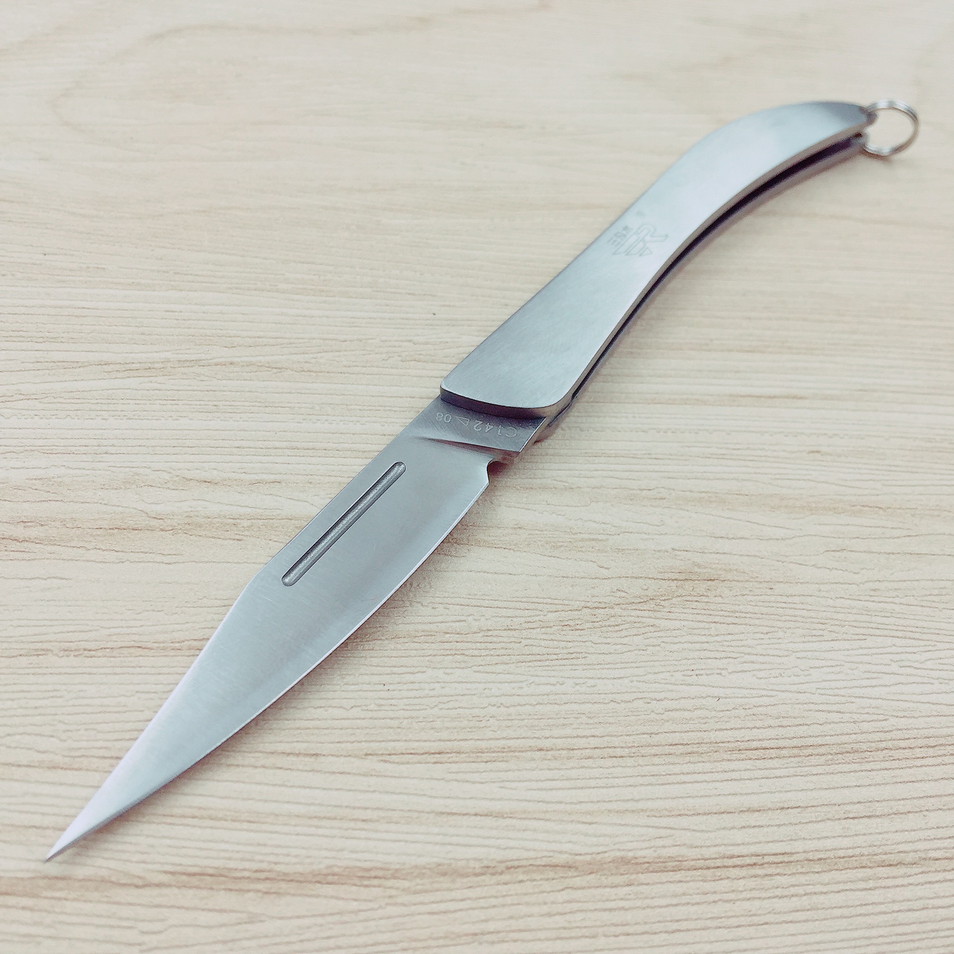 三刃木小刀c142官方正品户外折刀折叠刀防身随身迷你钥匙扣小刀