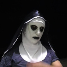 万圣节new nunmask鬼节恐怖电影 招魂2 修女面具惊束女鬼脸头套