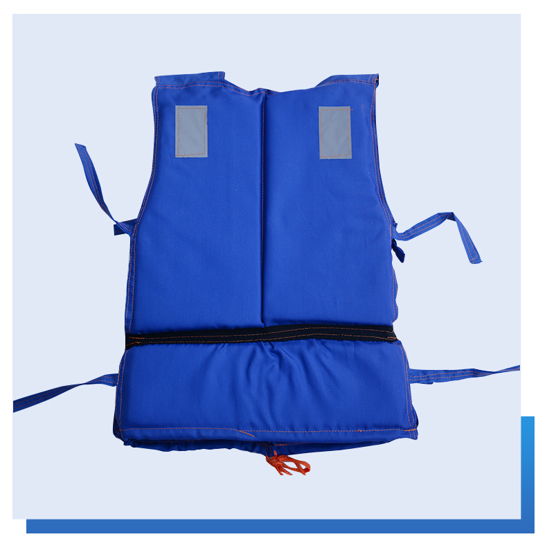厂家直销船用救生衣 蓝色牛津布儿童款救生衣安全游泳漂流马甲