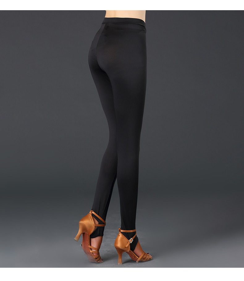 闪艺拉丁舞蹈服装跳舞裤子形体女成人下装交谊摩登国标广场舞新款